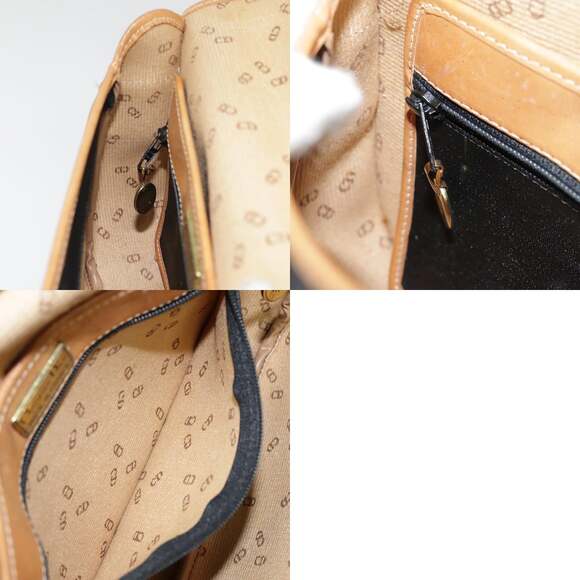 DIOR Shoulder Bag Pvc Black Gold - Picture 13 of 13